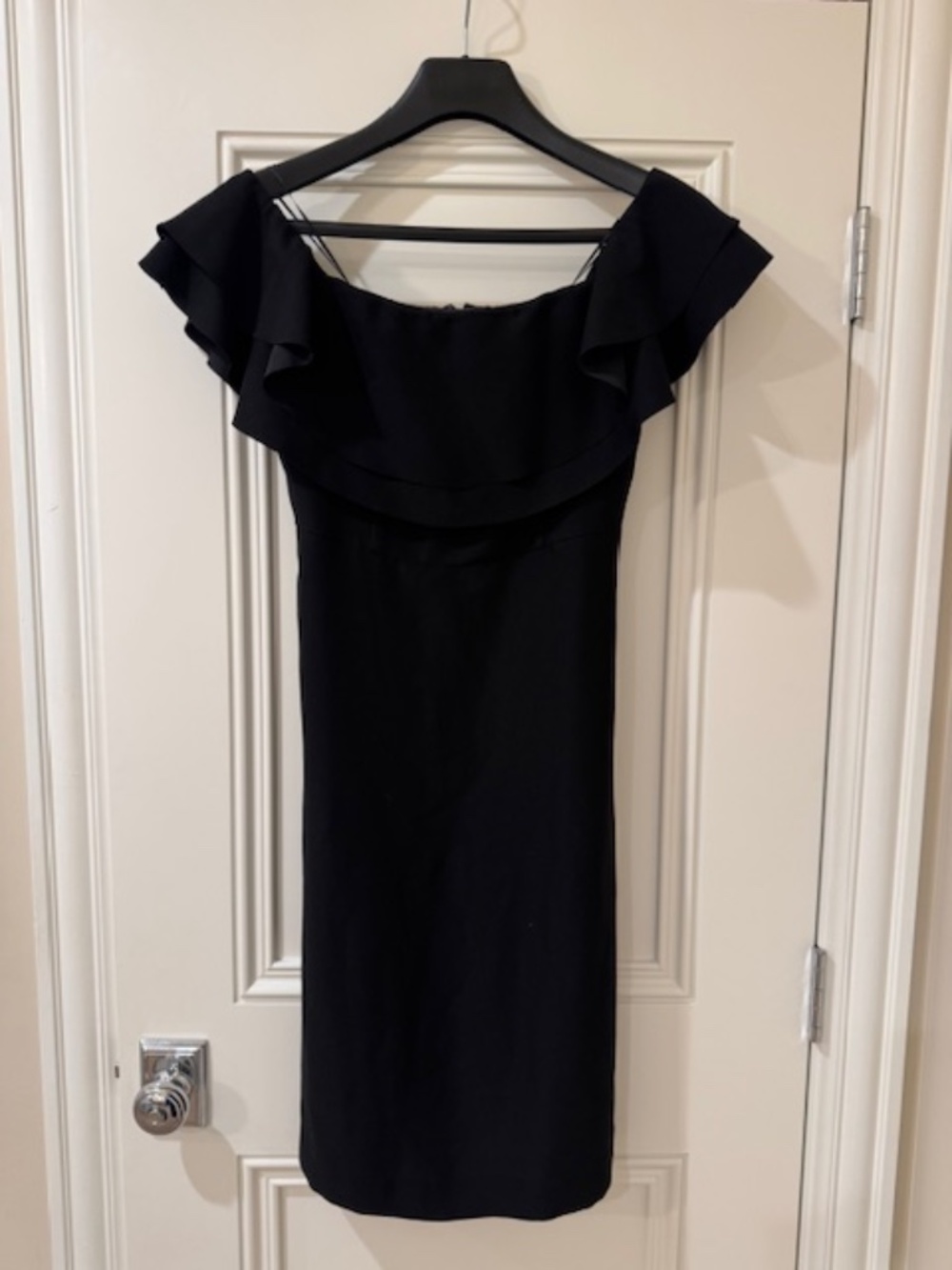 NWT!  $168 Little black dress! Off-the-shoulder w/ pockets, Banana Republic, 6